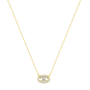 Collier Graine de Café Or jaune OZ 9 Carats