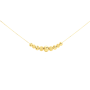 Collier Boules Centre 8mm pailletées Or 18 Carats