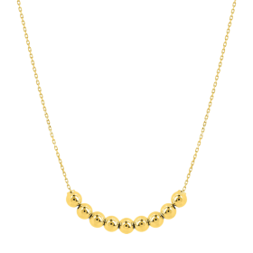 Collier Boules 4mm Or jaune 9 Carats
