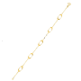 Bracelet fantaisie Motif Ovale Or 9 Carats