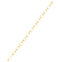 Bracelet fantaisie Ovale Or 9 Carats