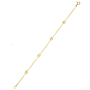 Bracelet fantaisie grain de café Or 9 Carats