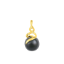 Pendentif perle de culture de Tahiti poire baroque