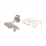 Boucle d'oreilles Martinique Argent