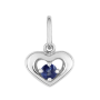 Pendentif Cœur Saphir 9 Carats