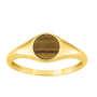 Chevalière Œil de Tigre Or 9 Carats