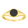 Chevalière Onyx Or 9 Carats