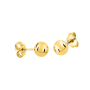 Boucles d'oreilles Boule Clous 6mm Plaqué or