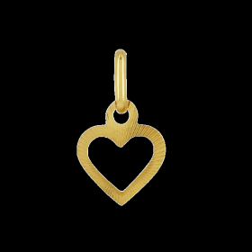 Pendentif Coeur évidé ciselé Or