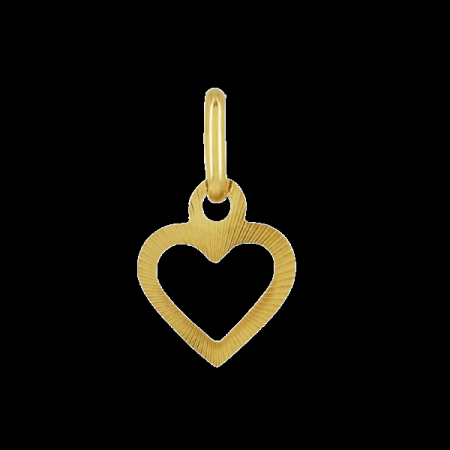 Pendentif Coeur évidé ciselé Or
