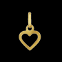 Pendentif Coeur évidé ciselé Or