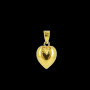Pendentif Coeurs plein 10mm Or