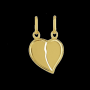 Pendentif Coeurs sécable Or 18 Carats