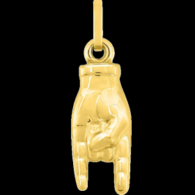 Pendentif main Or 9 Carats