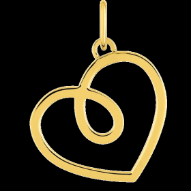 Pendentif Cœur Ajouré Or 9 Carats