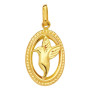 Pendentif Colibri Entourage Or