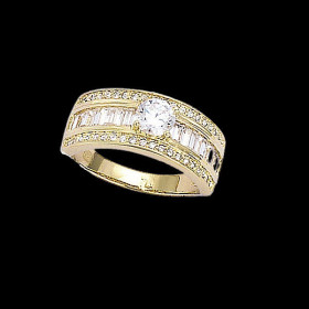 Bague Oz plaqué Or