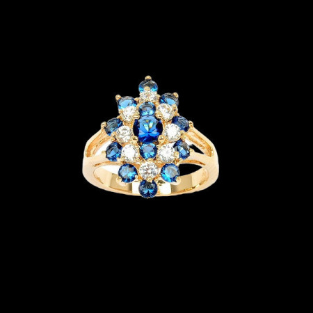 Bague plaqué or Marquise OZ
