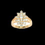 Bague plaqué or Marquise OZ