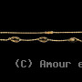 Collier Forçat émail noir plaqué Or