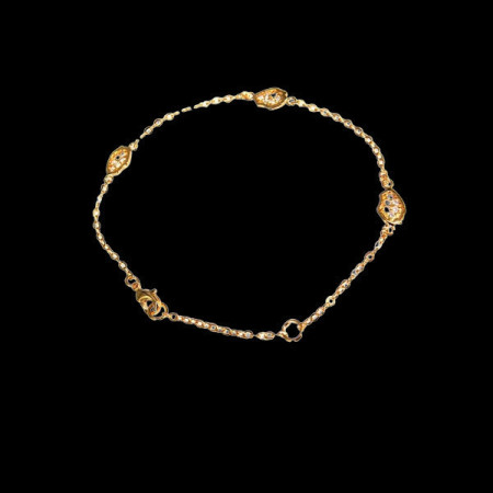 Bracelet Plaqué Or Île la Réunion