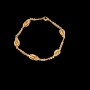Bracelet Graines Forçat Plaqué Or
