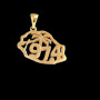 Pendentif Ajouré Plaqué Or 97