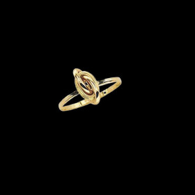 Bague Nœud Forçat 8mm Or