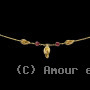 Collier Créole Forçats Grenats Or 18 Carats Y