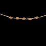Collier Or 18 Carats Cinq Noeuds Forçat