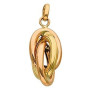 Pendentif Or 18 Carats Noeud Forçat