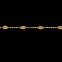 10Bracelet Or 18 Carats Forcat 5 Graines 6MM