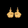 Boucles d'Oreilles pendante petit Hibiscus