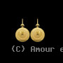 Boucles d'Oreilles Or 18 carat BOULES CHOUX 8MM