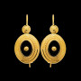 Boucles d'Oreilles ONYX 2 GRIFFES SABLAISE