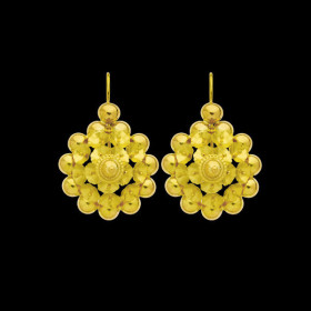 Boucles d'Oreilles Or 18 carats Tété
