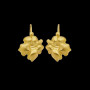 Boucles d'Oreilles 18 carats HIBISCUS