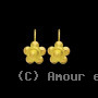 Boucles d'Oreilles 18 carats POMME CANELLE