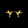 Boucles d'Oreilles BOUTON COLIBRIS