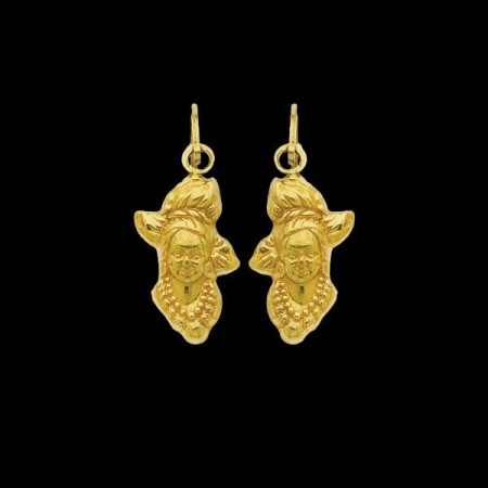 Boucles d'Oreilles Tête Antillaise