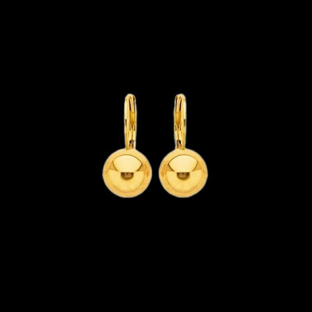 Boucles d'Oreilles Or 18 Carats BOULE