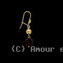 Boucle D'Oreille Pendant Or Boule Grenat