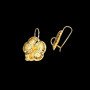 Boucles d'oreilles Créoles Hibiscus