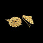 Boucles d'oreilles Tété Antillaise ondule