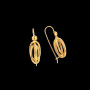 Boucles d'oreilles Créoles Nœud Forçat