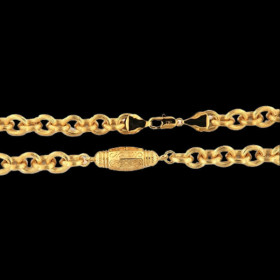 Collier Barillet Forçat Plaqué Or