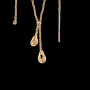 Collier Forçat 2 Graines plaqué Or