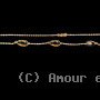 Collier Forçat émail noir plaqué Or