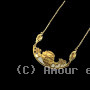 Collier Réunion forçat Doré fantaisie