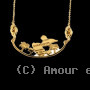 Collier Guadeloupe forçat Doré fantaisie